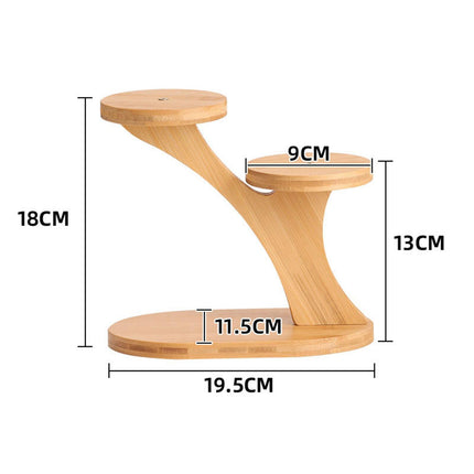 Plant Stand Organizer Ornament Decoration Rack for Balcony Indoor Flower Pot 2 Stands