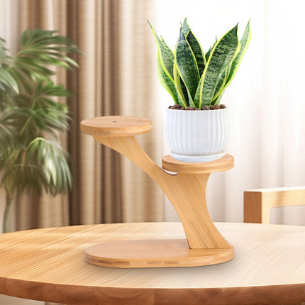 Plant Stand Organizer Ornament Decoration Rack for Balcony Indoor Flower Pot 2 Stands