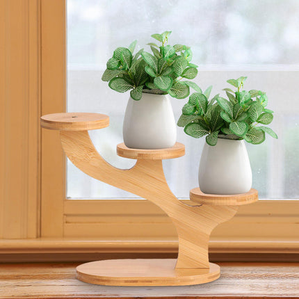 Plant Stand Organizer Ornament Decoration Rack for Balcony Indoor Flower Pot 3 Stands