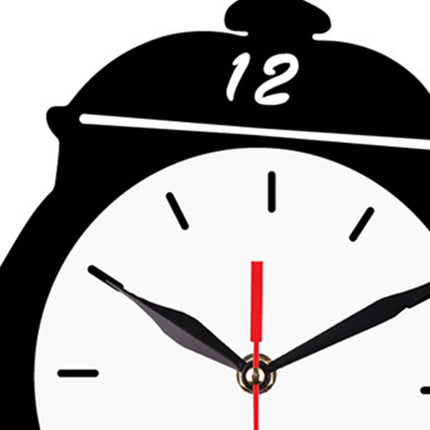 Kettle Wall Clock 30cm Minimalist Silent for Dining Room Bathroom Restaurant
