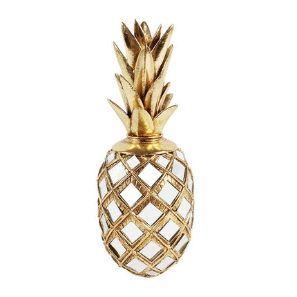 Resin Figurine Art Tabletop Sculpture for Table Centerpieces Bedroom Hallway Pineapple