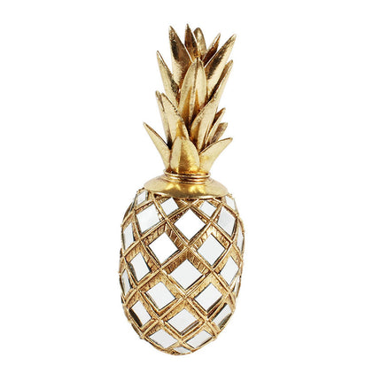 Resin Figurine Art Tabletop Sculpture for Table Centerpieces Bedroom Hallway Pineapple