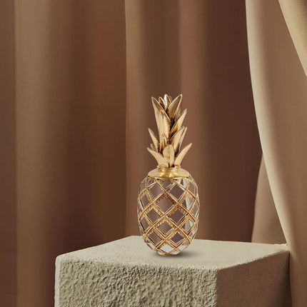 Resin Figurine Art Tabletop Sculpture for Table Centerpieces Bedroom Hallway Pineapple