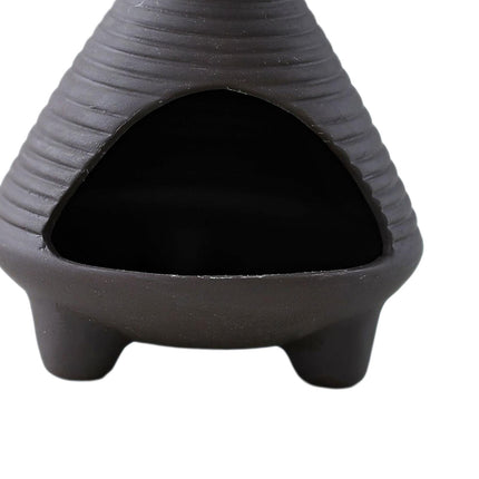 Palo Santo Holder Ceramic Censer Furnishings Dining Room Incense Sage Burner Black