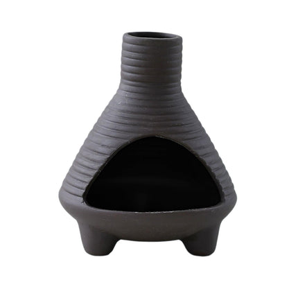Palo Santo Holder Ceramic Censer Furnishings Dining Room Incense Sage Burner Black