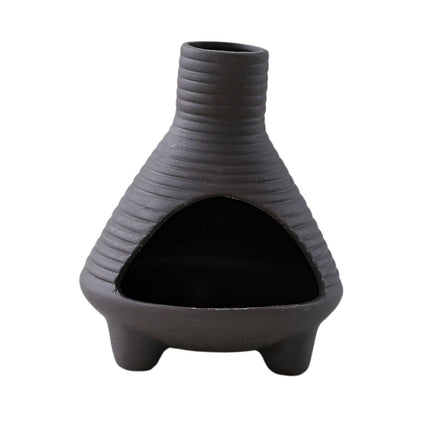 Palo Santo Holder Ceramic Censer Furnishings Dining Room Incense Sage Burner Black