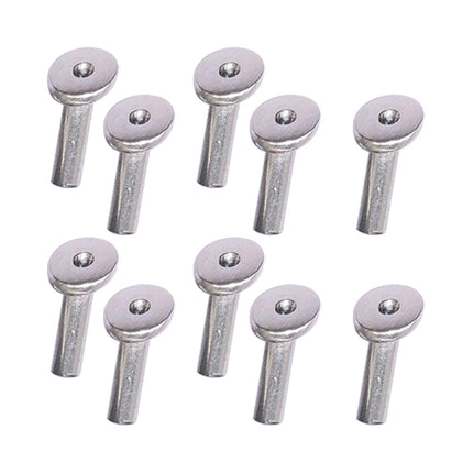 10 Pieces Angled Protective Cables Railing Post for Railing Wood Posts Pillar 0.32cm 30 degrees