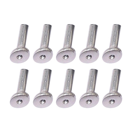 10 Pieces Angled Protective Cables Railing Post for Railing Wood Posts Pillar 0.32cm 45 degrees