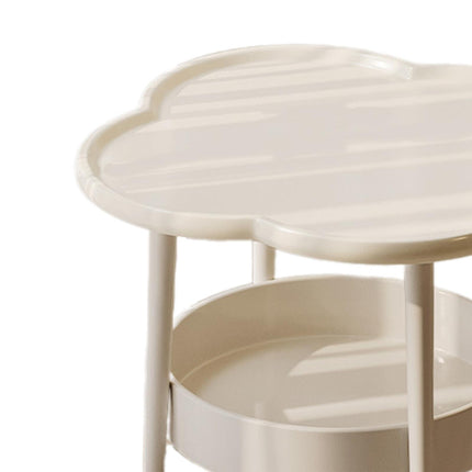 2 Tier Side Table Furniture Simple Organizer Sofa Table for Bed Couch Office white