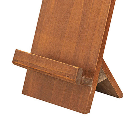 Wood Cell Phone Tablet Display Stand 4.3x3x8.8inch for Retail Show Versatile