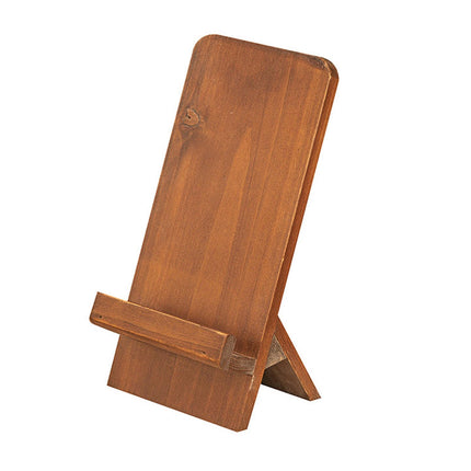 Wood Cell Phone Tablet Display Stand 4.3x3x8.8inch for Retail Show Versatile