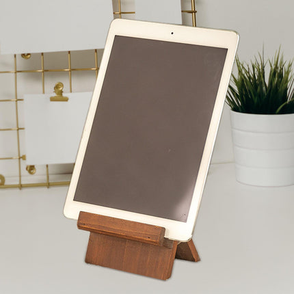 Wood Cell Phone Tablet Display Stand 4.3x3x8.8inch for Retail Show Versatile
