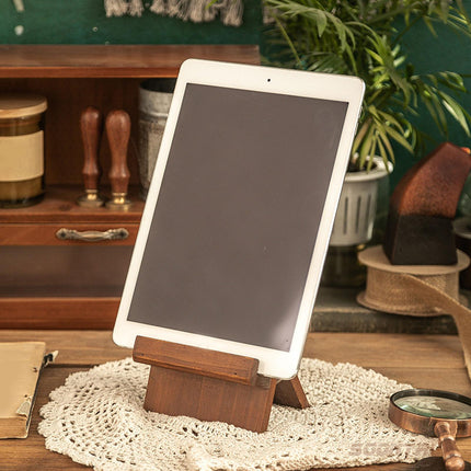 Wood Cell Phone Tablet Display Stand 4.3x3x8.8inch for Retail Show Versatile