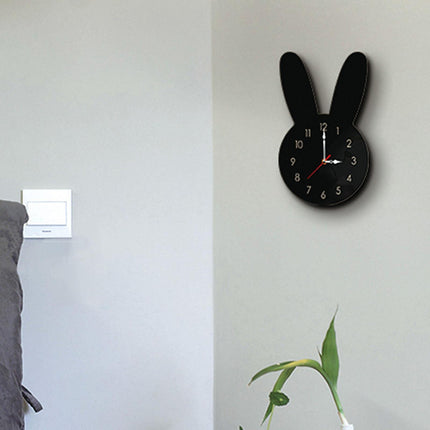 Silent Wall Clock Room Decorations Kids Wall Clock for Home Office Farmhouse black