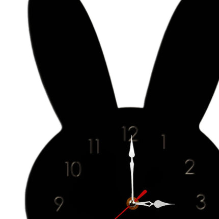 Silent Wall Clock Room Decorations Kids Wall Clock for Home Office Farmhouse black