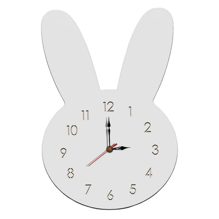 Silent Wall Clock Room Decorations Kids Wall Clock for Home Office Farmhouse white