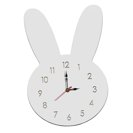 Silent Wall Clock Room Decorations Kids Wall Clock for Home Office Farmhouse white