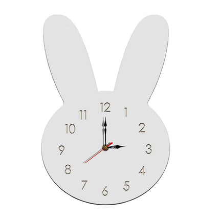 Silent Wall Clock Room Decorations Kids Wall Clock for Home Office Farmhouse white