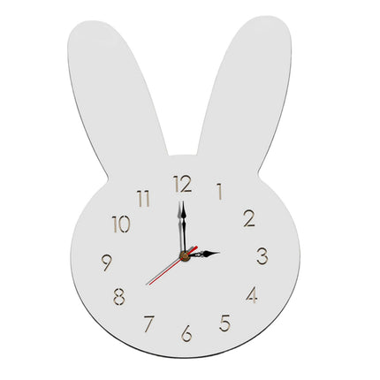 Silent Wall Clock Room Decorations Kids Wall Clock for Home Office Farmhouse white