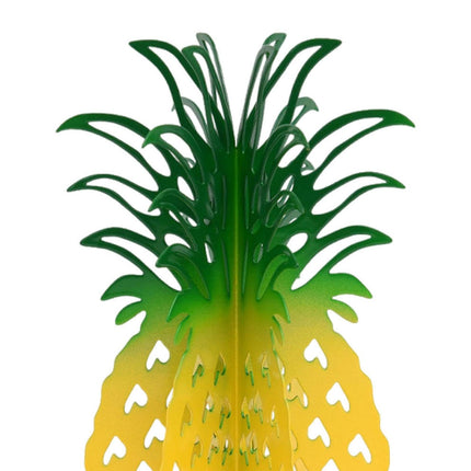 Pineapple Statue Decor Handcraft Iron Ornament for Tabletop Bathroom Wedding