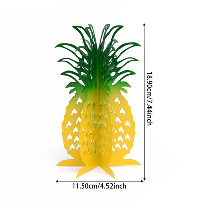Pineapple Statue Decor Handcraft Iron Ornament for Tabletop Bathroom Wedding