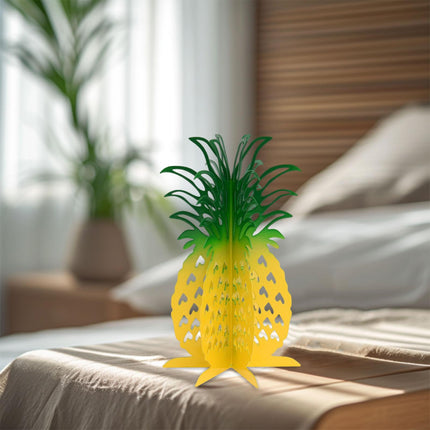 Pineapple Statue Decor Handcraft Iron Ornament for Tabletop Bathroom Wedding