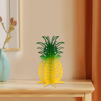 Pineapple Statue Decor Handcraft Iron Ornament for Tabletop Bathroom Wedding