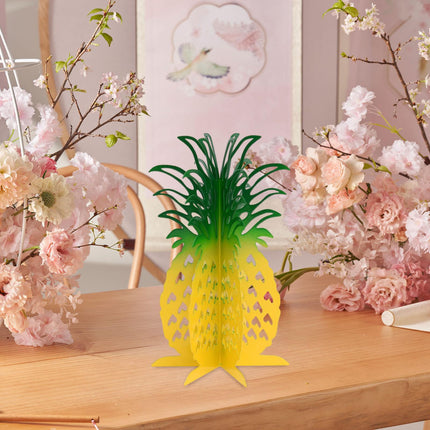 Pineapple Statue Decor Handcraft Iron Ornament for Tabletop Bathroom Wedding