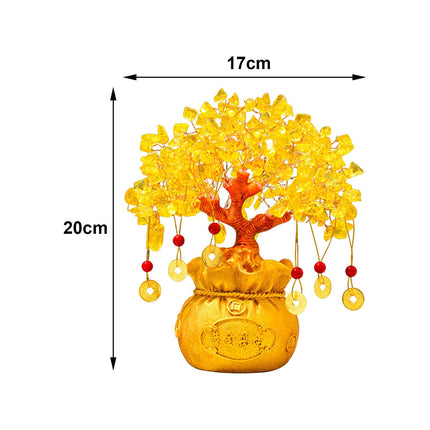 Money Tree Statue Aesthetic Table Art for Bookcase Birthday Gift Anniversary