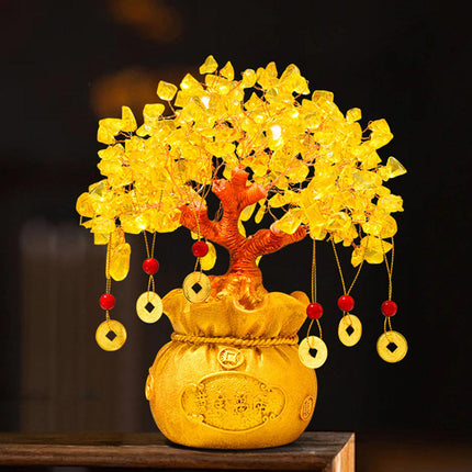 Money Tree Statue Aesthetic Table Art for Bookcase Birthday Gift Anniversary
