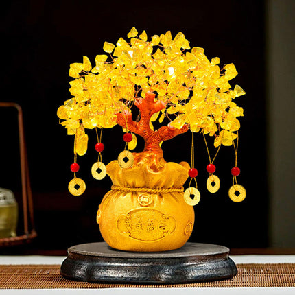 Money Tree Statue Aesthetic Table Art for Bookcase Birthday Gift Anniversary