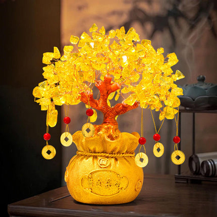 Money Tree Statue Aesthetic Table Art for Bookcase Birthday Gift Anniversary