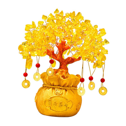 Money Tree Statue Aesthetic Table Art for Bookcase Birthday Gift Anniversary