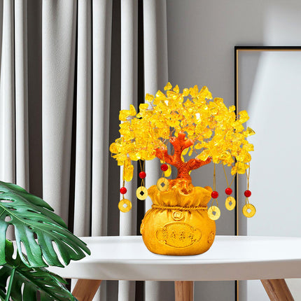 Money Tree Statue Aesthetic Table Art for Bookcase Birthday Gift Anniversary