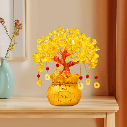 Money Tree Statue Aesthetic Table Art for Bookcase Birthday Gift Anniversary