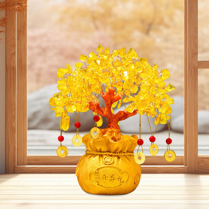 Money Tree Statue Aesthetic Table Art for Bookcase Birthday Gift Anniversary