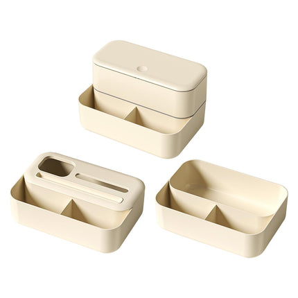 Makeup Organizer Holder Desktop Organizer Box for Dresser Undersink Bathroom A