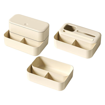 Makeup Organizer Holder Desktop Organizer Box for Dresser Undersink Bathroom A