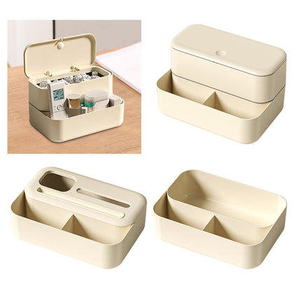 Makeup Organizer Holder Desktop Organizer Box for Dresser Undersink Bathroom A