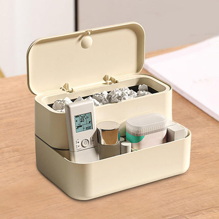 Makeup Organizer Holder Desktop Organizer Box for Dresser Undersink Bathroom A