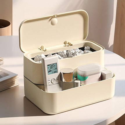 Makeup Organizer Holder Desktop Organizer Box for Dresser Undersink Bathroom A