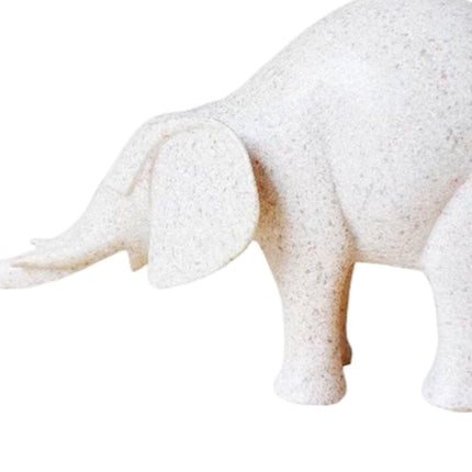 Mother and Kid Elephant Figurine Sculpture for Household Kitchen Dining Cute Style B