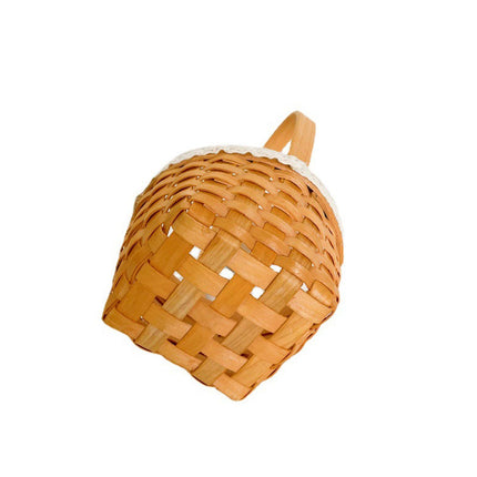 Handwoven Basket Easter Decoration Easter Basket for Party Favors Eggs