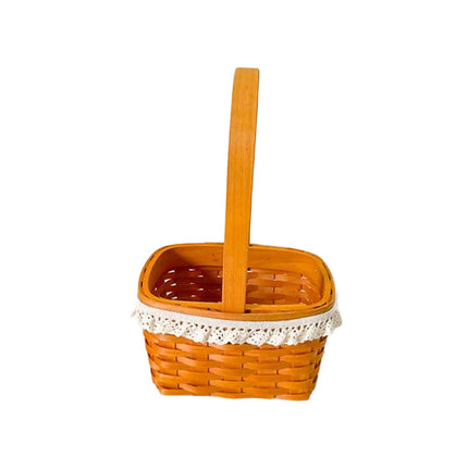 Handwoven Basket Easter Decoration Easter Basket for Party Favors Eggs