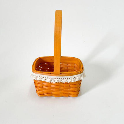 Handwoven Basket Easter Decoration Easter Basket for Party Favors Eggs