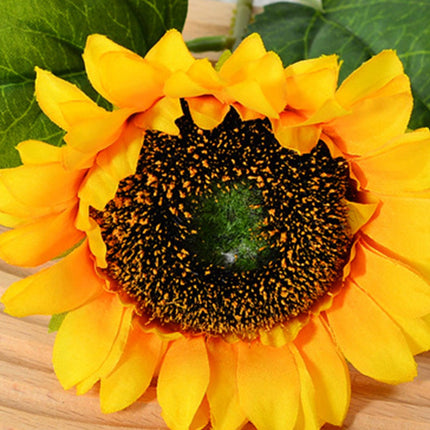 3Pcs Fake Sunflowers Bouquet for Baby Shower Spring Decor Wedding Decoration Yellow