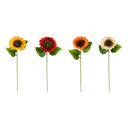 3Pcs Fake Sunflowers Bouquet for Baby Shower Spring Decor Wedding Decoration Yellow
