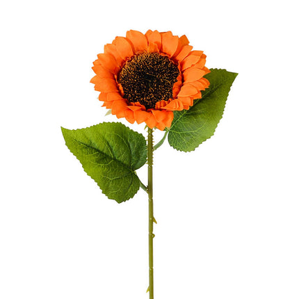 3Pcs Fake Sunflowers Bouquet for Baby Shower Spring Decor Wedding Decoration Orange