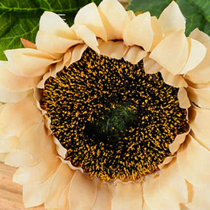 3Pcs Fake Sunflowers Bouquet for Baby Shower Spring Decor Wedding Decoration champagne