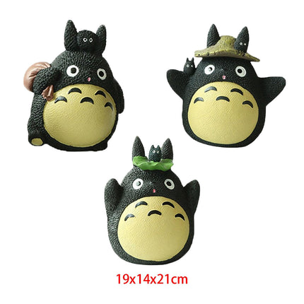 Totoro Statue Piggy Bank Cartoon Money Bank Birthday Gift Tabletop Ornament